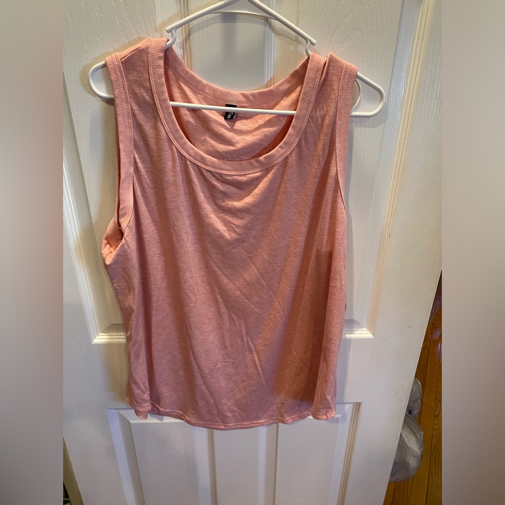 NWOT Automet Pink Basic Tank Size 2X
